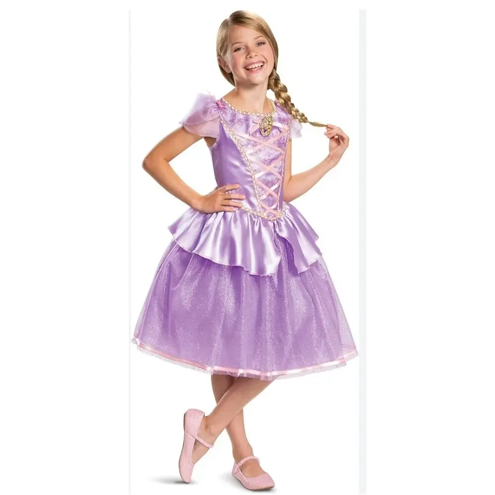 Halloween Disney Princess Rapunzel Childs Costume Medium 7/8 Tangled